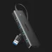 USB-хаб UGREEN CM219 USB 3.0 to 4xUSB 3.0 (Black) (25851)