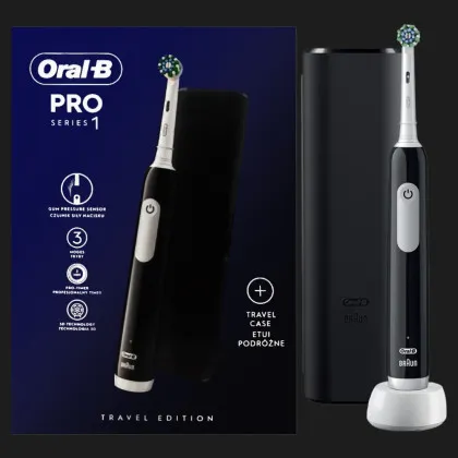 Зубная электрощетка Oral-B Pro Series 1 CrossAction (Black)