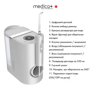 Іригатор стаціонарний MEDICA+ PROWATER STATION 8.0 (Silver) в Бродах