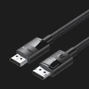 Кабель UGREEN DP114 DP 1.4 Male to Male Plastic Case Braided Cable (Black) (1.5m) в Сваляві