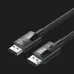 Кабель UGREEN DP114 DP 1.4 Male to Male Plastic Case Braided Cable (Black) (1.5m)