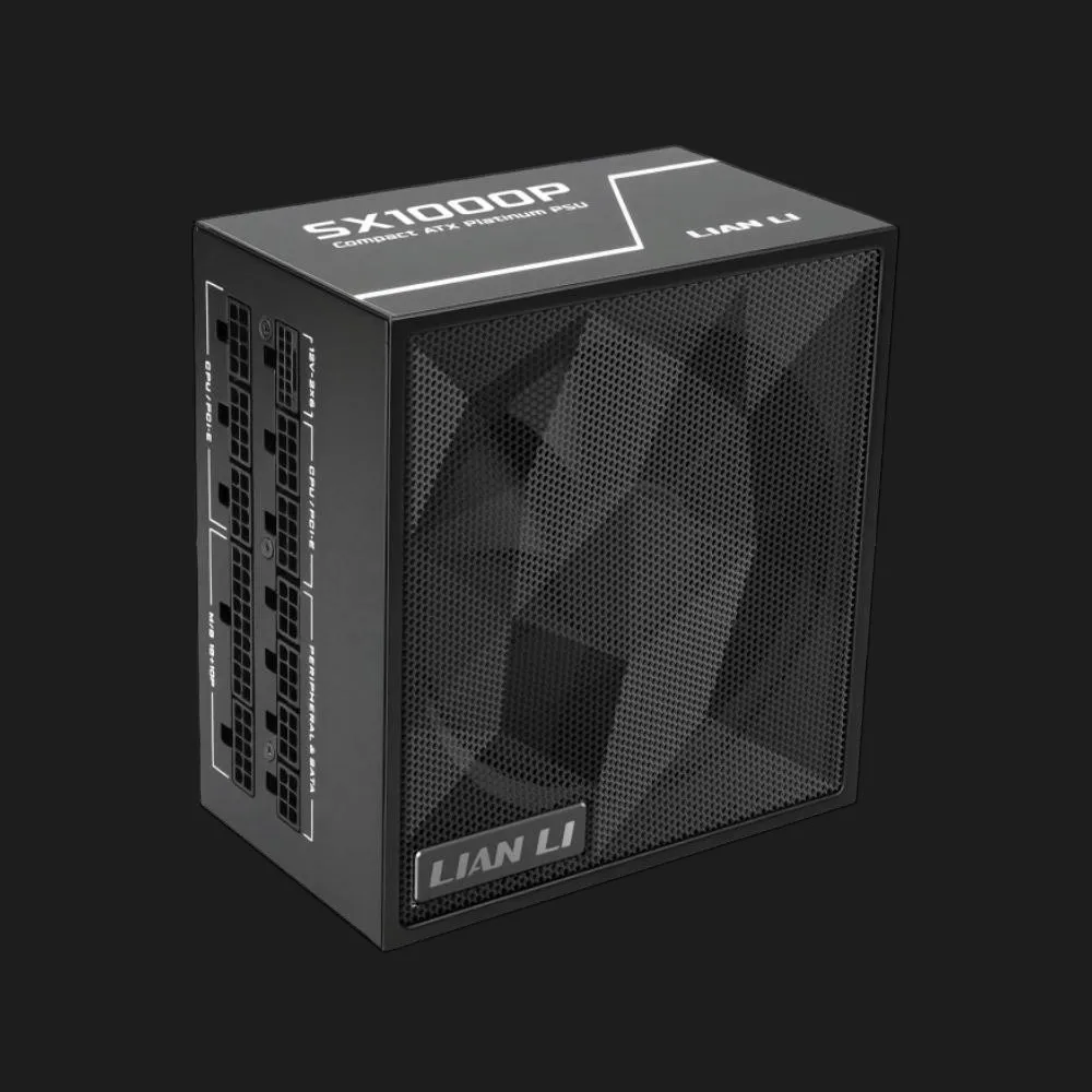 Блок живлення Lian Li SX1000P (Black) (EU) Cord 1000W (G9P.SX1000P.B000.EU)