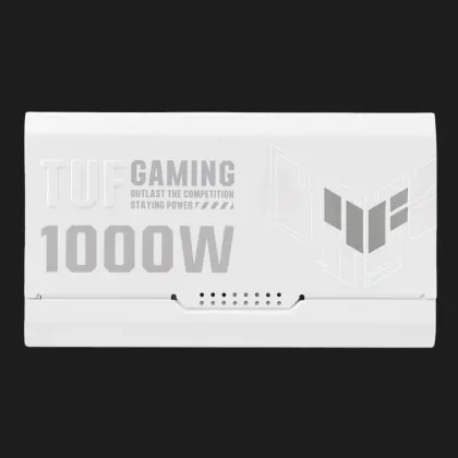 Блок живлення Asus TUF-GAMING-1000G-WHITE PCIE5 Gold 1000W (90YE00S5-B0NA00)