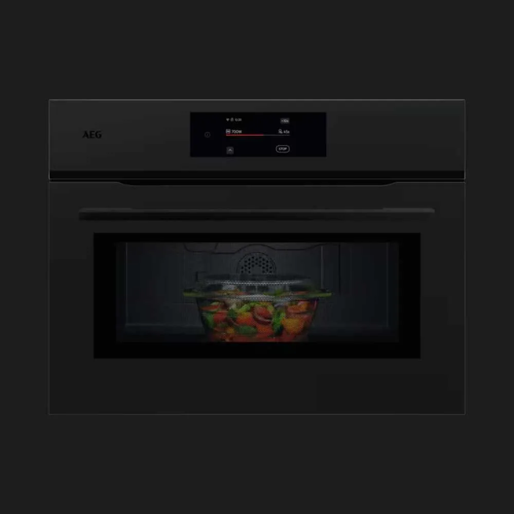 Мікрохвильова піч вбудована AEG NKM7N721T (Black)