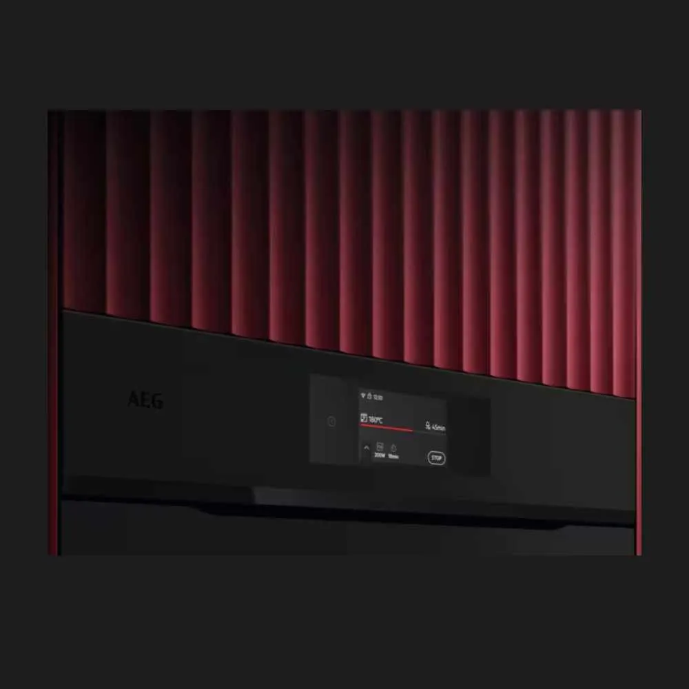 Мікрохвильова піч вбудована AEG NKM7N721T (Black)