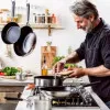Набор сковородок KitchenAid CSS 20+24+28 см с керамическим покрытием (Stainless Steel) (CC005708-001)