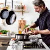 Набор сковородок KitchenAid CSS 20+28 см с керамическим покрытием (Stainless Steel/Black) (CC005706-001)