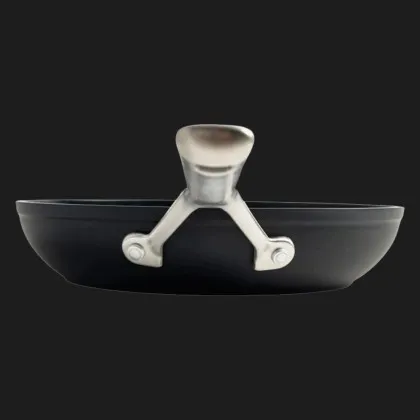 Набор сковородок KitchenAid FHA 20+24+28 см с керамическим покрытием (Stainless Steel/Black) (CC005699-001)