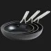 Набор сковородок KitchenAid FHA 20+24+28 см с керамическим покрытием (Stainless Steel/Black) (CC005699-001)