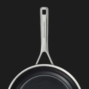 Набір сковорідок KitchenAid MSS 20+28 см з керамічним покриттям (Stainless Steel/Black) (CC006065-001)