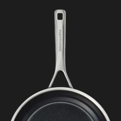 Набор сковородок KitchenAid MSS 20+28 см с керамическим покрытием (Stainless Steel/Black) (CC006065-001)