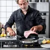 Набор сковородок KitchenAid MSS 20+28 см с керамическим покрытием (Stainless Steel/Black) (CC006065-001)