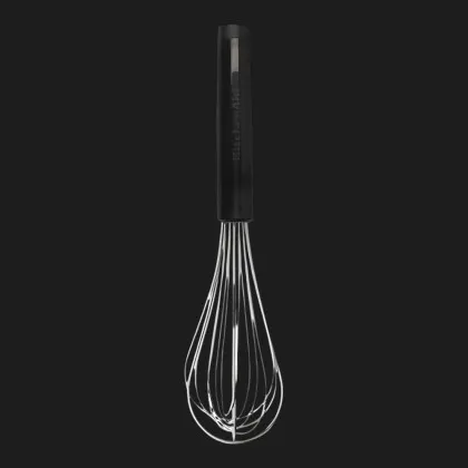 Набор кухонных принадлежностей с керамической подставкой KitchenAid Classic 6 предметов (Black/White) (KQG561BXOBE)