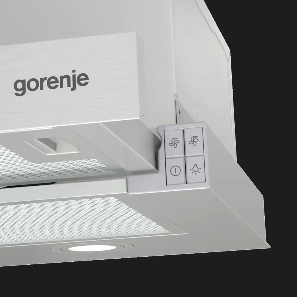 Витяжка Gorenje телескопічна, 60 см, 450 м3/год (Stainless Steel) (TH62E4X)