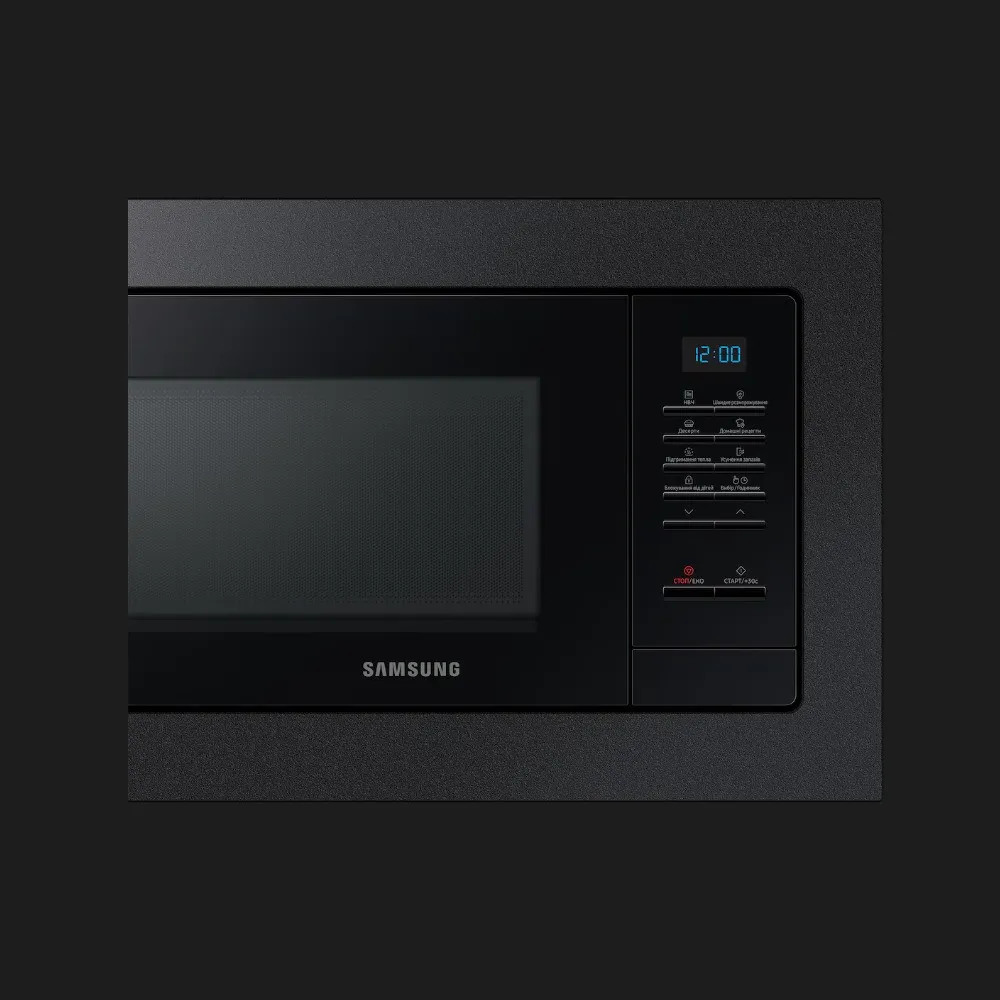 Мікрохвильова піч вбудована Samsung MS20A7013AB/UA (Black)
