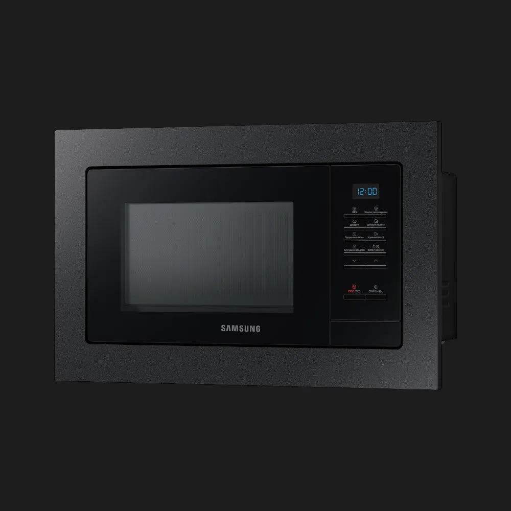 Мікрохвильова піч вбудована Samsung MS20A7013AB/UA (Black)