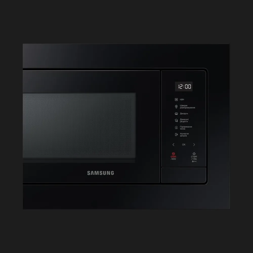 Мікрохвильова піч вбудована Samsung MS23A7118AK/UA (Black)