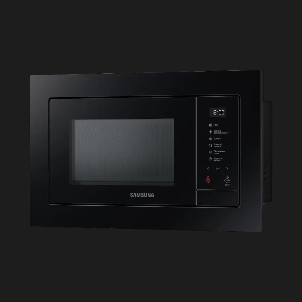 Мікрохвильова піч вбудована Samsung MS23A7118AK/UA (Black)