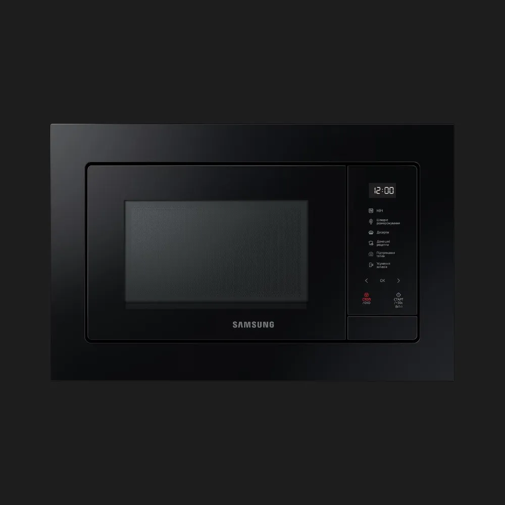 Мікрохвильова піч вбудована Samsung MS23A7118AK/UA (Black)