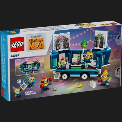 Конструктор LEGO Despicable Me Музичний автобус для вечірок Посіпак (75581)