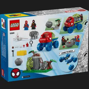 Конструктор LEGO Marvel Паук и его невероятные друзья Динозавратный спасательный транспорт команды Паука (11199)