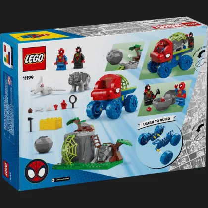 Конструктор LEGO Marvel Павук та його неймовірні друзі Динозаврячий рятувальний транспорт команди Павука (11199)