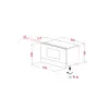 Микроволновая печь встроенная TEKA ML 82 VGOGH 112030021 (Gray)