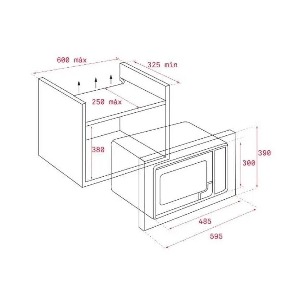 Мікрохвильова піч вбудована TEKA ML 820 BIS WH 40584203 (White)
