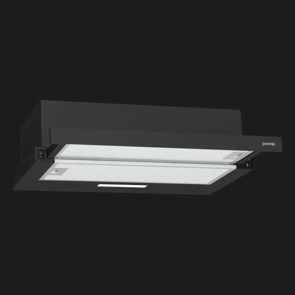 Вытяжка Gorenje телескопическая, 60 см, 350 м3/ч (Black) (TH60E3B)
