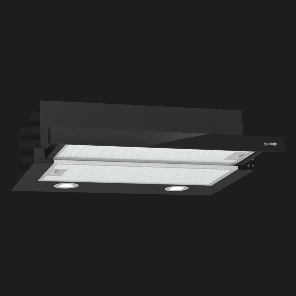 Вытяжка Gorenje телескопическая, 60 см, 450 м3/ч (Black) (TH62E4BG)