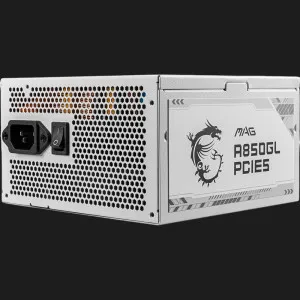 Блок питания MSI MAG A850GL PCIE5 850W (WHITE) (MAG A850GL PCIE5 WHITE)