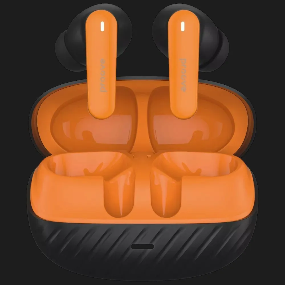 Навушники Proove Blitz II TWS with Hybrid ANC (APP) (Black/Orange)