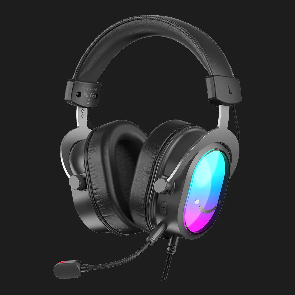 Гарнітура Fifine H16 7.1 Black RGB (H16) (Black) (UA)