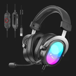 Гарнітура Fifine H16 7.1 Black RGB (H16) (Black) (UA)