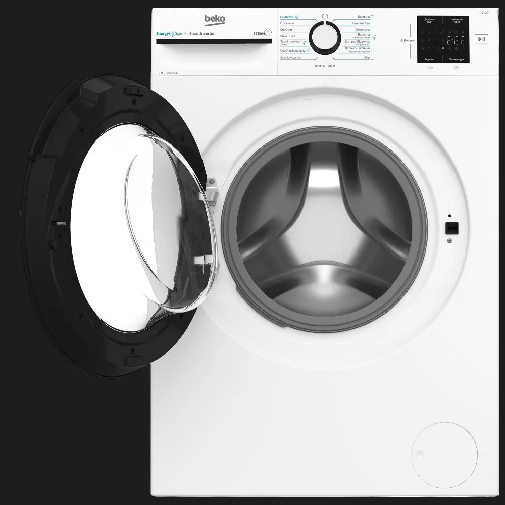 Пральна машина Beko (BM1WFSU37233WB) (White/Black)