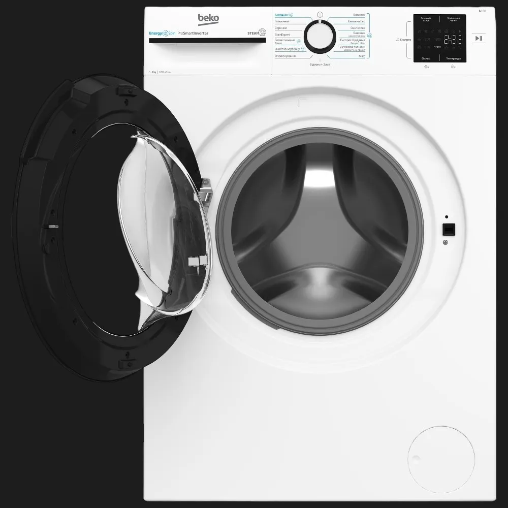 Пральна машина Beko (BM1WFU39233WB) (Black/White)