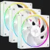 Вентилятор ID-Cooling AF-127-ARGB-W KIT x3 120 (White) (AF-127-ARGB-W TRIO)