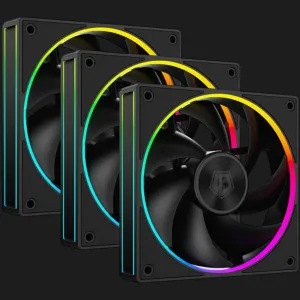 Вентилятор ID-Cooling AF-127-ARGB-K KIT x3 120 (Black) (AF-127-ARGB-K TRIO)