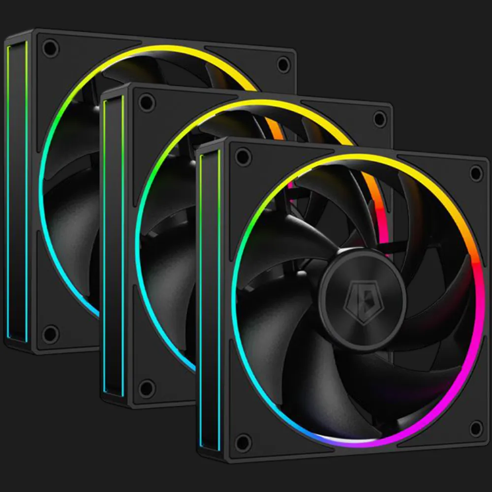 Вентилятор ID-Cooling AF-127-ARGB-K KIT x3 120 (Black) (AF-127-ARGB-K TRIO)