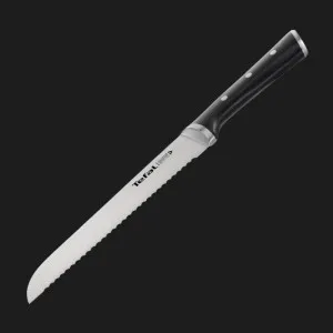 Ніж для хліба Tefal Ice Force 20см (Steel/Black) (K2320414)