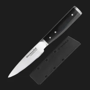 Ніж для чистки овочів та фруктів KitchenAid Coreline 9 см (Steel/Black) (KOG35ASSOHOBA)