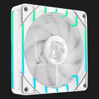 Вентилятор GameMax Tornado T12 ARGB-RW 120 (White) (Tornado T12 ARGB-RW)