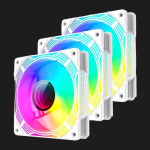 Вентилятор GameMax KF300R KIT x3 120 ARGB (White) (KF300R WH)