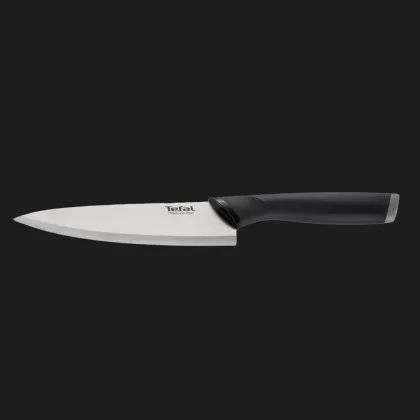 Нож кухарський Tefal Comfort 20см (Black/Stainless steel) (K2213244)
