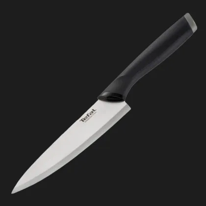 Нож кухарський Tefal Comfort 20см (Black/Stainless steel) (K2213244)