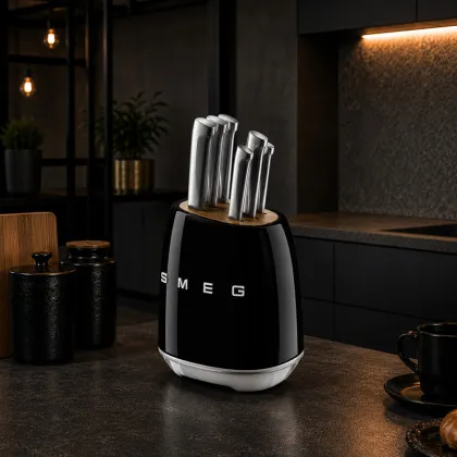 Комплект ножів SMEG KBSF02BL (Black) 