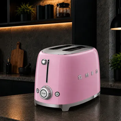 Тостер SMEG (Pink) (Уценка)