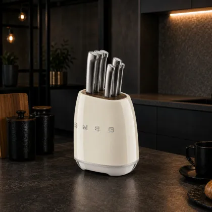 Комплект ножів SMEG KBSF02CR (Creme) 