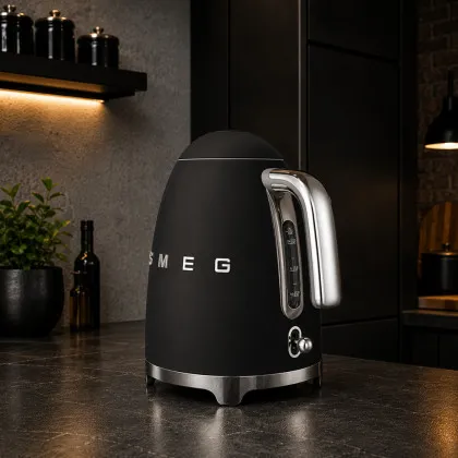 Електрочайник SMEG (Matt Black) (Ultra)