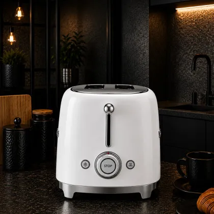 Тостер SMEG (Matte White)